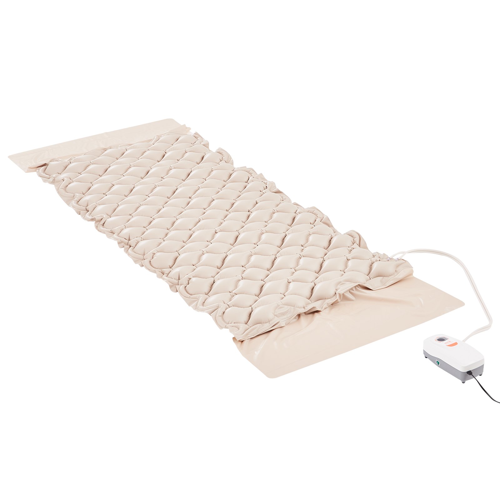 VEVOR Colchón de presión de aire alterna, colchón de aire ajustable de presión de 5 niveles para úlceras por cama, almohadilla de presión alterna de PVC de grado médico con bomba ultra silenciosa para uso doméstico/hospital, carga de 350 libras