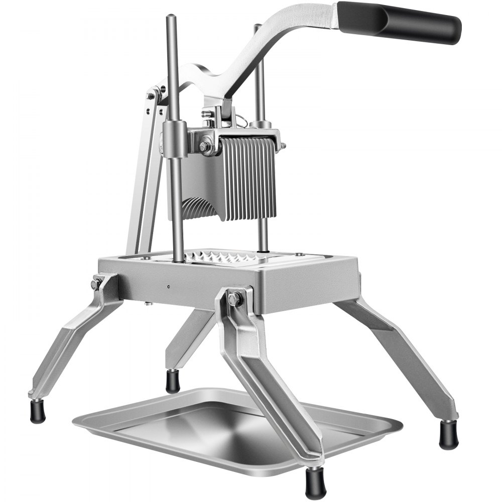 VEVOR Comercial Verduras Frutas Dicer 3/16" Blade Cortador de cebolla Heavy Duty Acero inoxidable Extraíble y reemplazable Kattex Chopper Tomate Slicer con bandeja Perfecta para pimienta Patata Champiñones