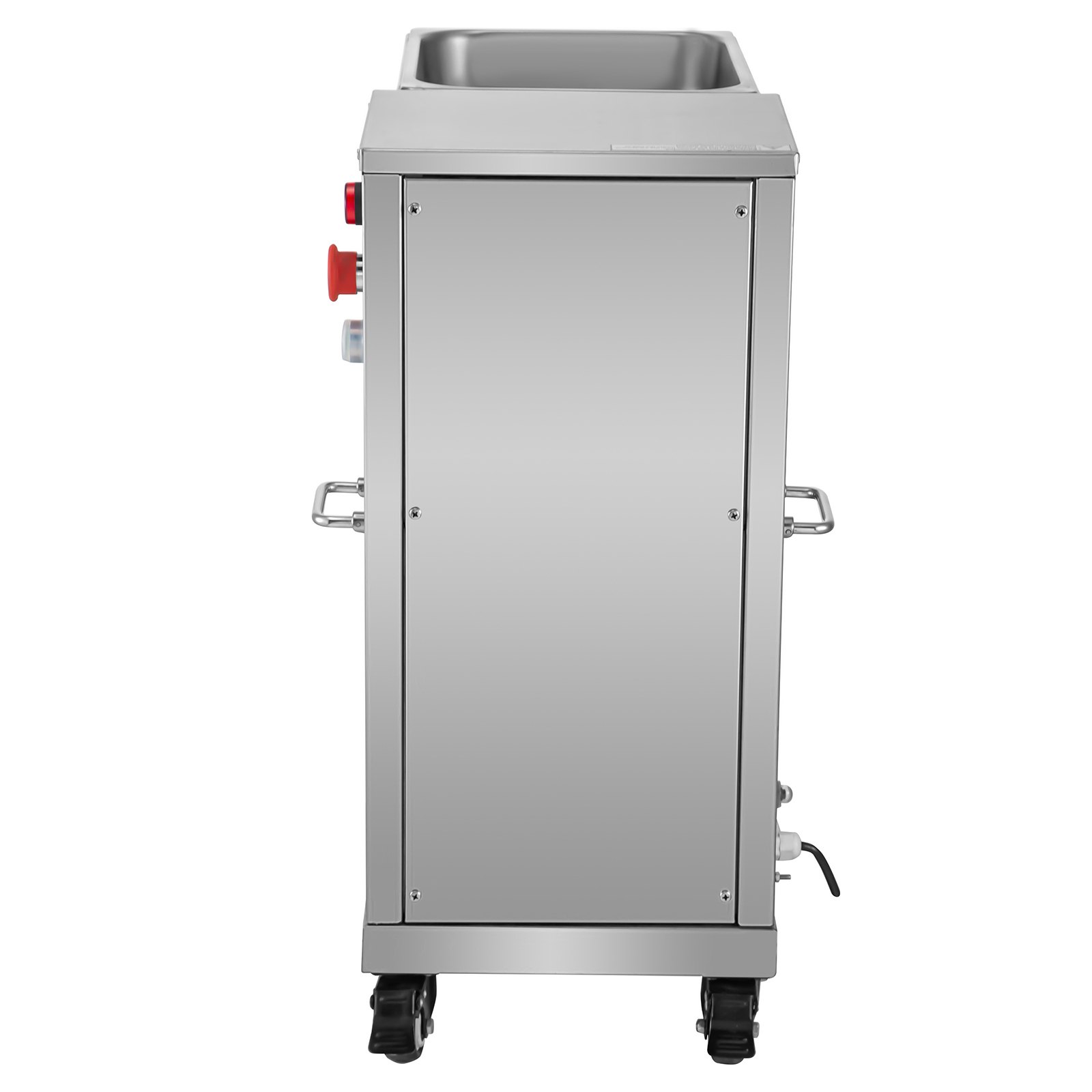 Cortadora de carne comercial VEVOR de 110 V, 1100 lb/h, eléctrica, 750 W, cuchilla de 3 mm, para restaurantes, de acero inoxidable, para cocinas, restaurantes y supermercados.