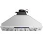 Campana extractora insertable VEVOR de acero inoxidable con panel de control LED y filtros deflectores.
