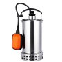 Bomba de agua sumergible VEVOR de 1 HP y 4400 GPH con interruptor de flotador, portátil, de acero inoxidable, para vaciar piscinas, estanques de jardín, jacuzzis y sótanos, resistente al agua IPX8.
