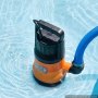 Bomba de agua sumergible VEVOR con manguera de 7,6 m (25 pies), 1,2 HP, 5000 GPH, bomba de sumidero portátil para extracción de agua, material termoplástico, para vaciar piscinas, estanques de jardín, jacuzzis y sótanos, resistente al agua IPX8.