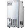 Máquina de hielo comercial VEVOR, 80 lb/24 h, 40 cubitos de hielo en 12-15 minutos, máquina de hielo de gabinete independiente con capacidad de almacenamiento de 27.5 lb, pantalla digital LED, para bar, hogar, oficina, restaurante