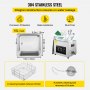 VEVOR Limpiador ultrasónico mejorado de 15 L (calentador de 600 W, ultrasónico de 360 ​​W) Limpiador de piezas ultrasónico de laboratorio digital profesional con temporizador de calentador para limpieza de instrumentos dentales de vidrio