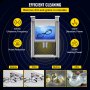 El limpiador ultrasónico VEVOR cuenta con 40 kHz, 120 W de potencia y eliminación eficaz de la suciedad.