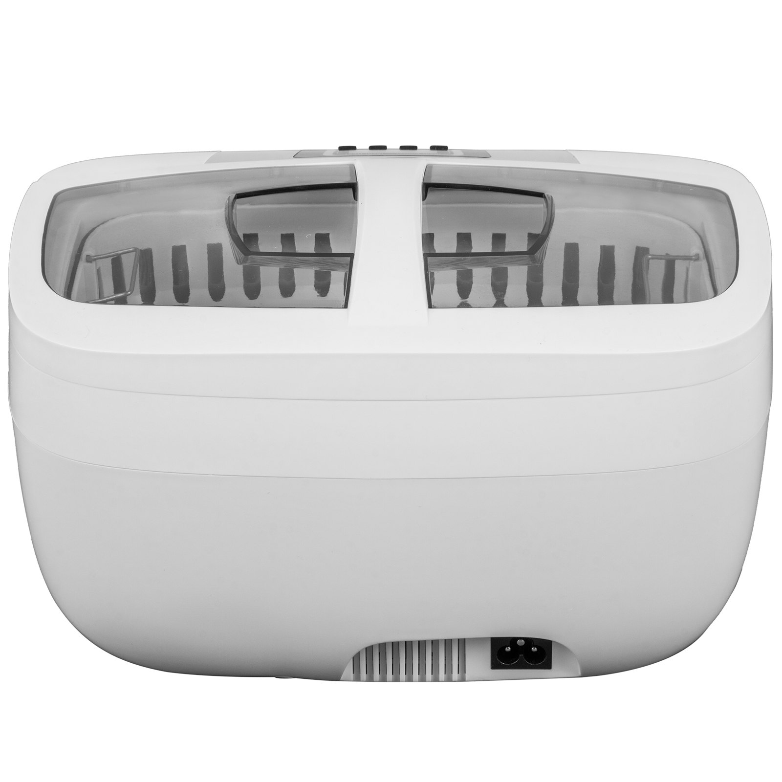 VEVOR Limpiador ultrasónico 2.5L Limpiador ultrasónico de joyas 40kHz Máquina limpiadora ultrasónica de joyas Plástico ABS y acero inoxidable 304 Limpiador sónico con calentador y temporizador para frutas Joyas Gafas Relojes