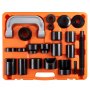 Kit de prensa de rótula VEVOR, 23 piezas, herramientas de extracción e instalación de rótula C-press, para la mayoría de vehículos 2WD y 4WD, kit de reparación de rótula resistente para reparación automotriz.