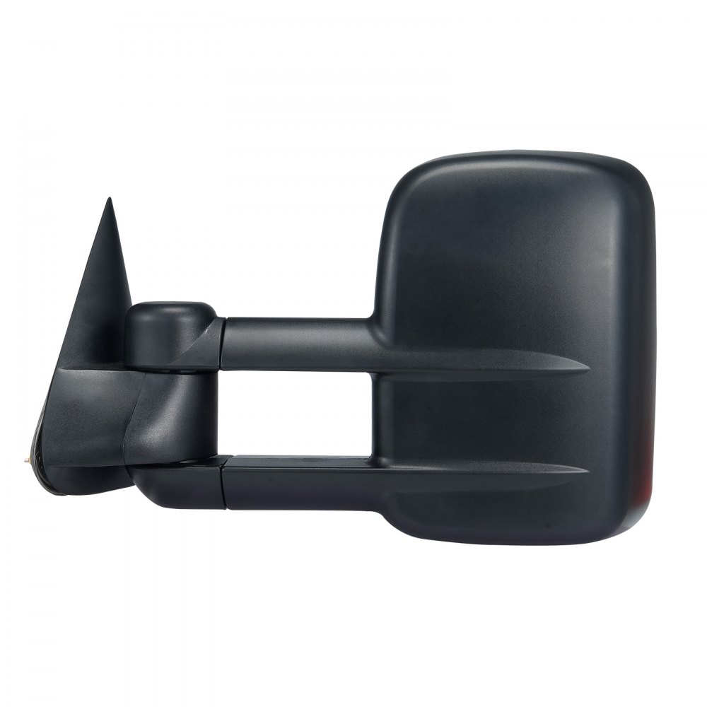 Espejos retrovisores VEVOR para remolque, juego de dos (izquierdo y derecho) para Chevrolet Silverado (1999-2007)/GMC/Cadillac, con cristal plano y convexo, plegables telescópicamente con control manual, ajustables en cuatro direcciones, color negro.