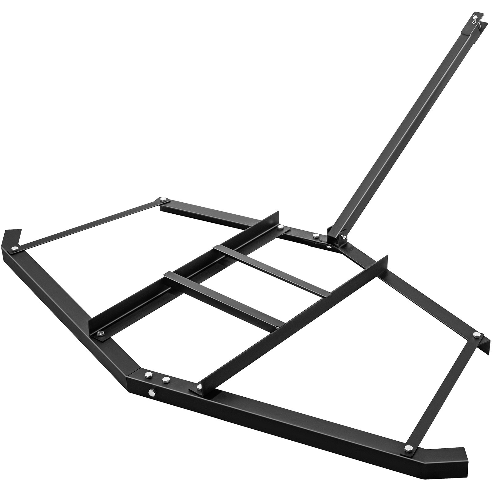 Arrastre de entrada VEVOR, marco de metal negro resistente con múltiples barras transversales.