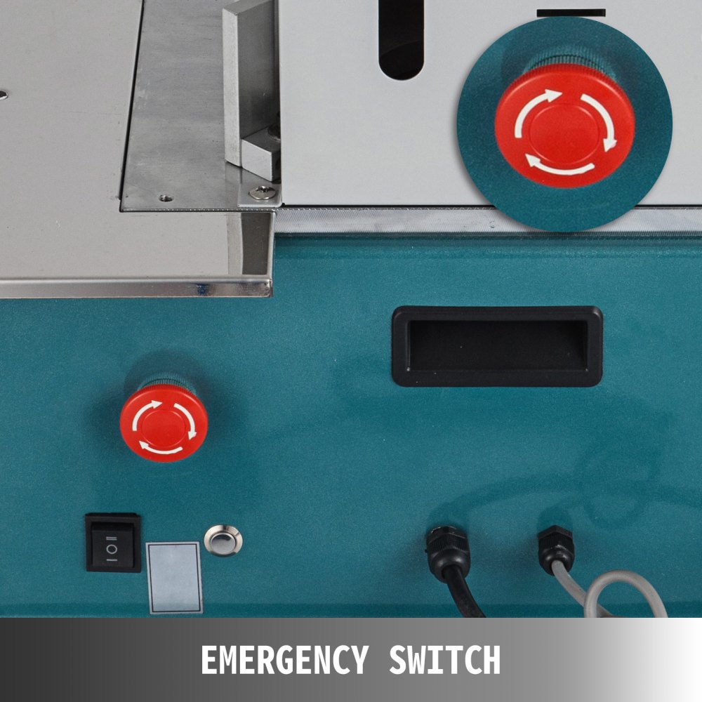 VEVOR Máquina Eléctrica de Esquina Redonda Máquina Cortadora de Papel de Filete de Servicio Pesado Esquinas Redondas con 7 Cortadoras de Papel de Filete R3-R6, R8-R10 incorporadas Tarjeta de Nombre de Corte