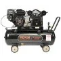 Compresor de aire a gasolina VEVOR de 7 HP, tanque horizontal de 21 galones, bomba de pistón a gasolina de 9 CFM a 115 PSI, sistema de aire comprimido con presión máxima de 115 PSI para talleres en obras de construcción.