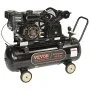 Compresor de aire a gasolina VEVOR de 7 HP, tanque horizontal de 21 galones, bomba de pistón a gasolina de 9 CFM a 115 PSI, sistema de aire comprimido con presión máxima de 115 PSI para talleres en obras de construcción.