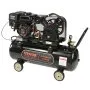 Compresor de aire a gasolina VEVOR de 7 HP, tanque horizontal de 21 galones, bomba de pistón a gasolina de 9 CFM a 115 PSI, sistema de aire comprimido con presión máxima de 115 PSI para talleres en obras de construcción.