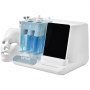 VEVOR Máquina Facial de Oxígeno Hidrógeno 8 en 1, Máquina Hidrafacial Profesional para Spa, Máquina de Rejuvenecimiento de Limpieza Hidrofacial con Pantalla LCD de 8 pulgadas, Sonda de Microcorriente,