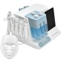 VEVOR Máquina Facial de Oxígeno Hidrógeno 8 en 1, Máquina Hidrafacial Profesional para Spa, Máquina de Rejuvenecimiento de Limpieza Hidrofacial con Pantalla LCD de 8 pulgadas, Sonda de Microcorriente,