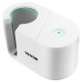 Prensa para tazas VEVOR con elegante diseño blanco y controles fáciles de usar.