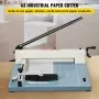 VEVOR Cortador de papel industrial A3, cortador de papel resistente de 17 pulgadas, 500 hojas de papel con guía de corte transparente para oficinas, escuelas, negocios y tiendas de impresión