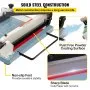 VEVOR Cortador de papel industrial A3, cortador de papel resistente de 17 pulgadas, 500 hojas de papel con guía de corte transparente para oficinas, escuelas, negocios y tiendas de impresión