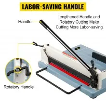 VEVOR Cortador de Papel Industrial Cortador de Papel Resistente 29,7cm para A4