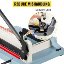 VEVOR Cortador de Papel Industrial Cortador de Papel Resistente 29,7cm para A4