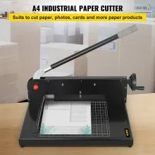 VEVOR Cortadora de Papel de Pila Manual 30cm de Anchura Cortador de Papel A4