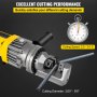 VEVOR Cortador de Barras de Refuerzo 5/8" Corte de Varillas Eléctrico 110V 900 W