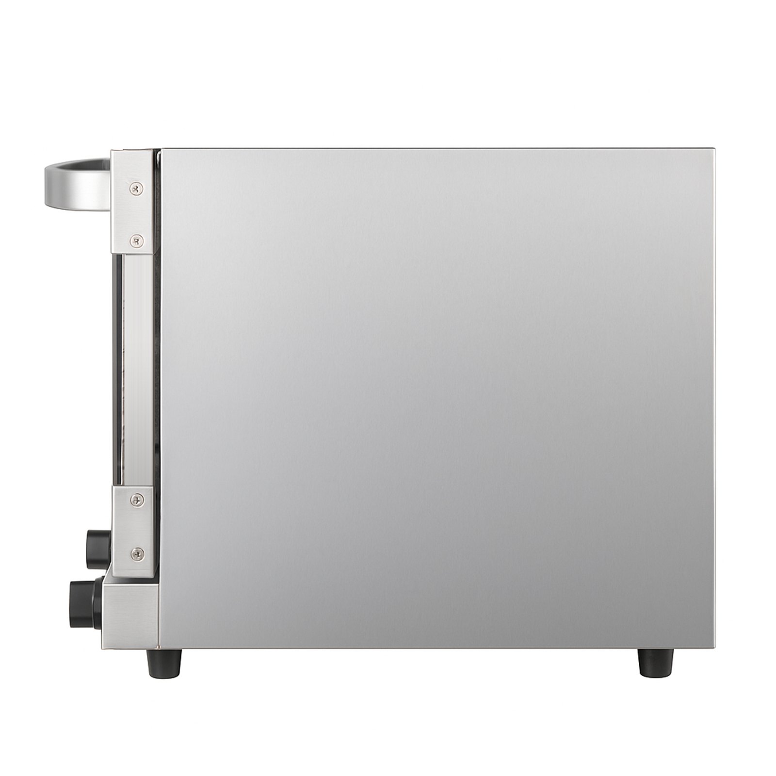 VEVOR Horno de convección comercial, 47 L/43 Qt, encimera de horno convencional de tamaño medio, tostadora de 4 niveles de 1600 W con puerta frontal de vidrio, horno eléctrico para hornear con bandeja