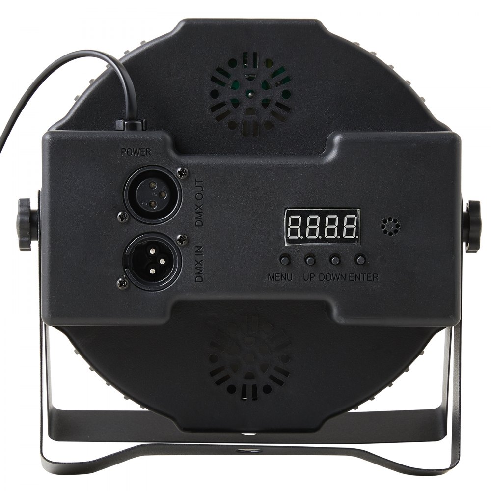 VEVOR 36LED RGB Luz de escenario Luz PAR Luz de discoteca con haz DMX de 7 modos Interior Paquete de 4