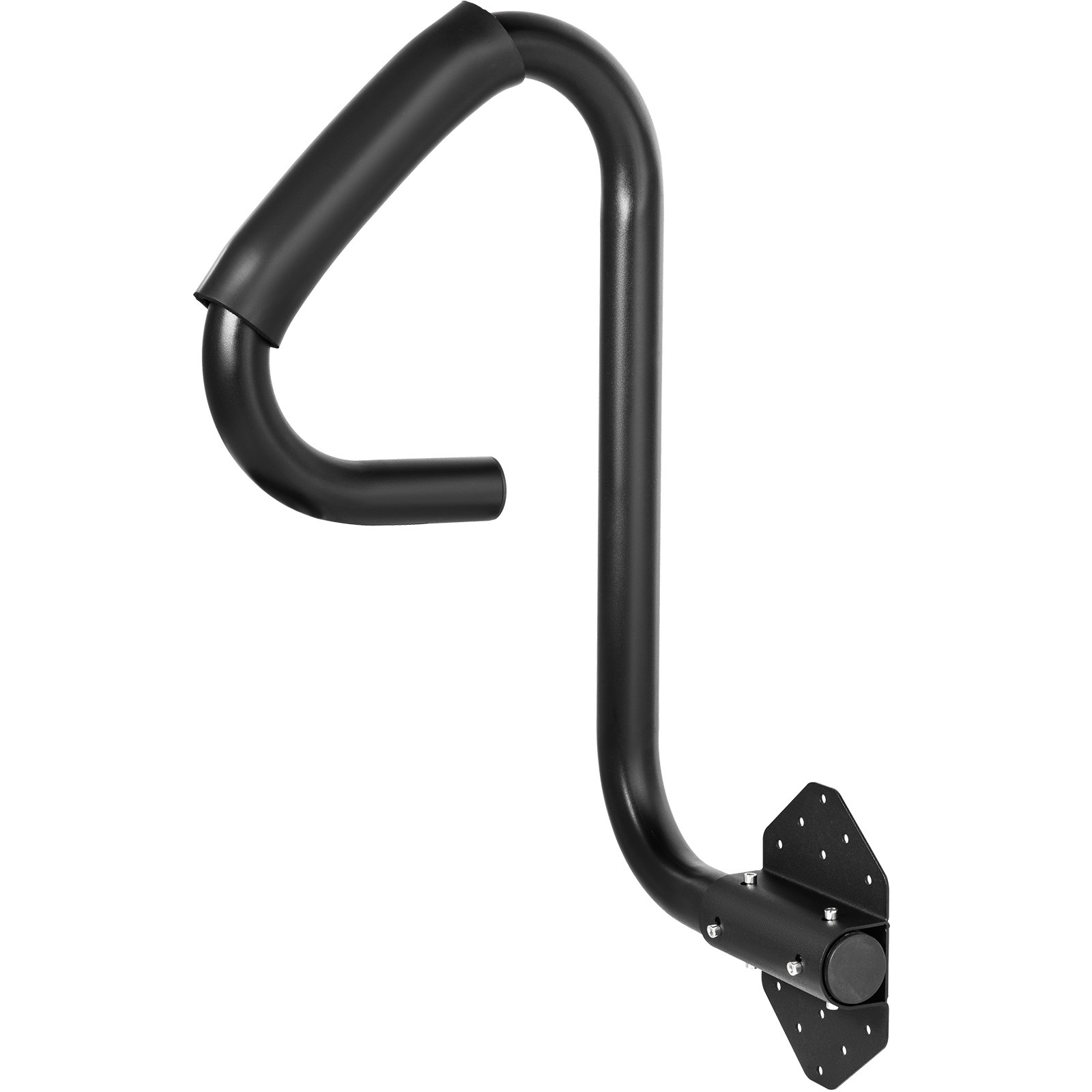 Pasamanos para bañera de hidromasaje VEVOR con capacidad de 600 libras, pasamanos de seguridad para spa, pasamanos fijo de hierro pesado con montaje inferior, con agarre de goma esponjosa, diseño mate, tubo de pasamanos para acceso al spa.