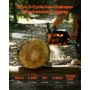 Motosierra de gasolina VEVOR de 62 cc, de 20 pulgadas, 3,8 HP con mango antideslizante, con doble depósito de combustible, ideal para cortar madera, podar árboles y limpiar terrenos.