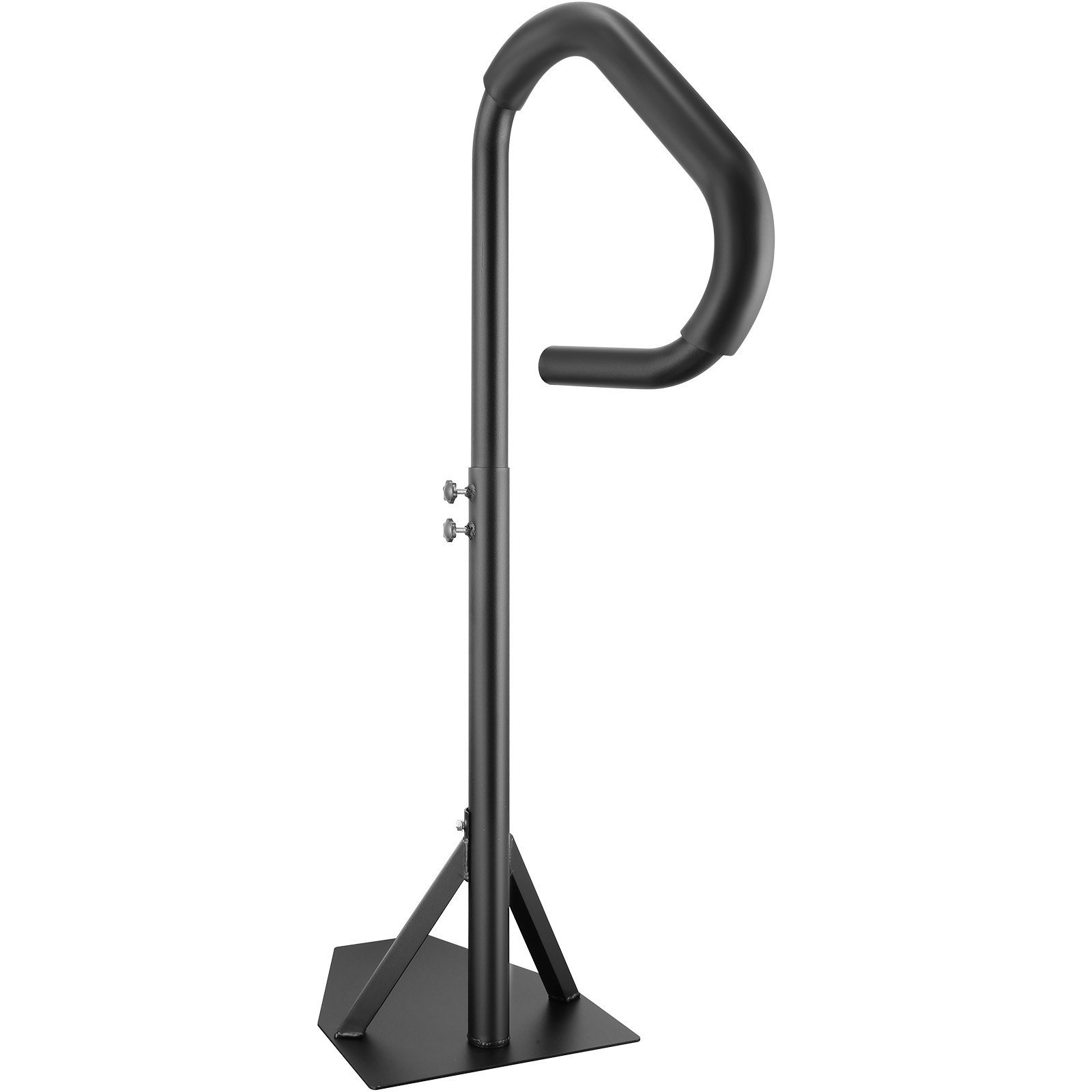 VEVOR Pasamanos para bañera de hidromasaje, pasamanos lateral giratorio 360 con altura ajustable de 35 a 57 pulgadas, pasamanos para bañera de hidromasaje de aluminio resistente al óxido con base de montaje deslizante para interior y exterior, capacidad de 600 libras