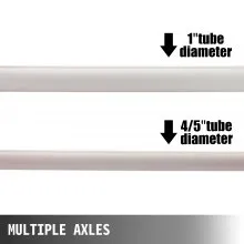 VEVOR Carrete de alambre Caddy Ejes de 1 pulgada y 4/5 pulgadas Estante de carrete de alambre 43 pulgadas x 15 pulgadas x 17 pulgadas Caddy de alambre Múltiples ejes Soporte de carrete de cable y dispensador Almacenamiento de distribución de carrete de alambre para eficiencia en el lugar de trabajo