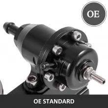 VEVOR Kit de riel de combustible de tamaño de orificio de combustible de 1/2 "Motores intercambiados de la serie B de 1/8 NPT con indicador de regulador de presión de combustible 6AN Accesorio para línea de riel de combustible a combustible