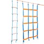 Circuito de obstáculos VEVOR Ninja Warrior para niños, 2 slacklines de 65 pies resistentes a la intemperie, línea de mono con capacidad de peso de 500 libras, equipo de juego para exteriores, juego de entrenamiento para patio trasero con 12 obstáculos