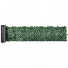 VEVOR Ivy - Pantalla de valla de privacidad, 39 x 178 pulgadas, PP, setos artificiales de hojas sintéticas, 3 capas para interior o exterior, panel de hojas verdes, multiuso para jardín, patio, decoración, balcón, patio, hogar, verde, 39 x 178 pulgadas