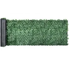 VEVOR Pantalla de valla de privacidad de hiedra artificial, valla de hiedra de 59 x 158 pulgadas, valla de setos artificiales de hoja de hiedra sintética de PP, decoración de panel de privacidad para exteriores para jardín, decoración, balcón, patio, interior