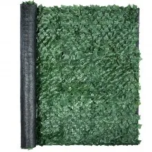 VEVOR Ivy - Pantalla de valla de privacidad, 96 x 72 pulgadas, PP, setos artificiales de hojas sintéticas, 3 capas para interior o exterior, panel de hojas verdes, multiusos para jardín, patio, decoración, balcón, patio, hogar, verde