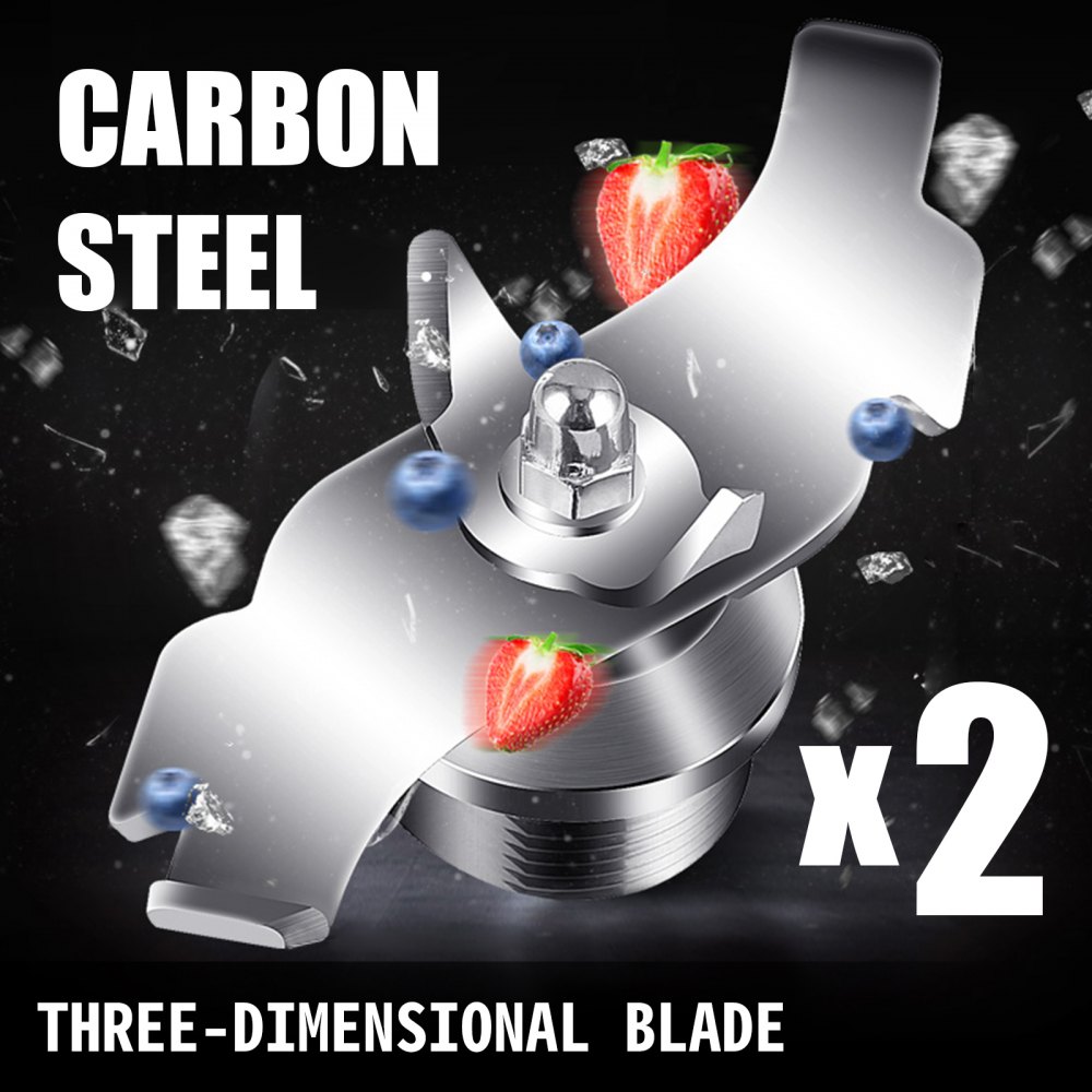 VEVOR Licuadora profesional Batidora de Vaso Licuadora 1,5 L Molinillo 1500 W Lcd con 4 Velocidades