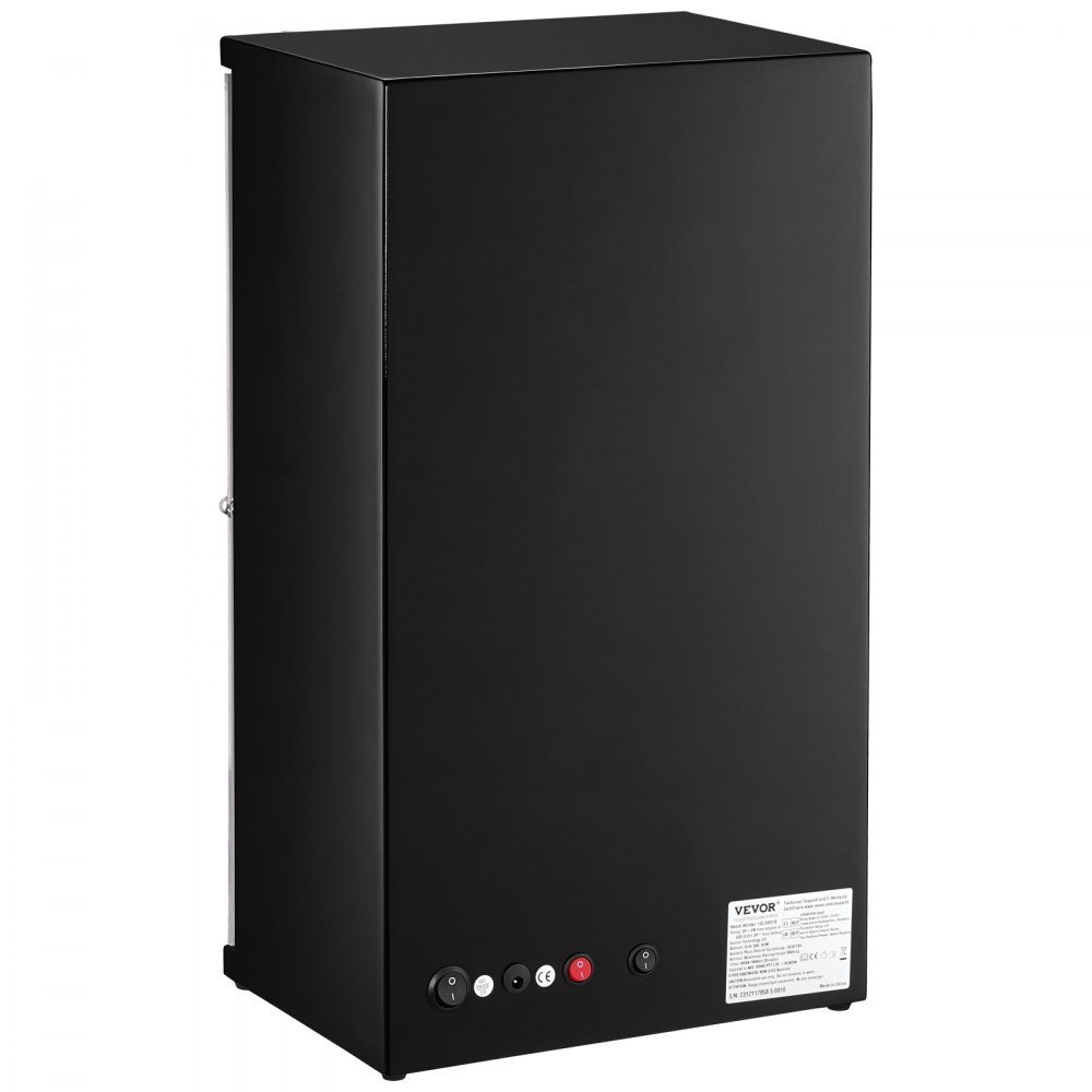 Caja giratoria para relojes VEVOR, para 6 relojes automáticos de hombre y mujer, con 6 motores japoneses Mabuchi supersilenciosos, luz LED azul y adaptador, carcasa de cartón de alta densidad y PU negro.