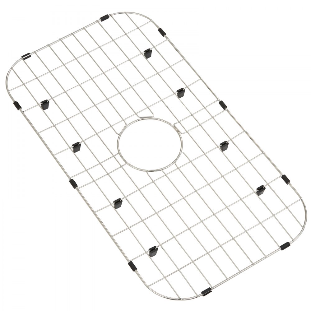 VEVOR Rejilla protectora para fregadero, rejillas de fregadero de acero inoxidable de 26 x 14 pulgadas, rejillas de fregadero de drenaje centradas con radio de esquina R90, rejillas inferiores de fregadero grandes, accesorio universal para fregadero de cocina, plateado