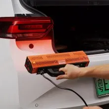 Lámpara de curado por infrarrojos VEVOR, 1000 W de alta potencia, luz de curado de automóvil con calefacción automática portátil, área de horneado de 2,48 pies cuadrados, calentadores de cabina de horneado por aspersión, secador de pintura para reparación en el lugar, secado de motores