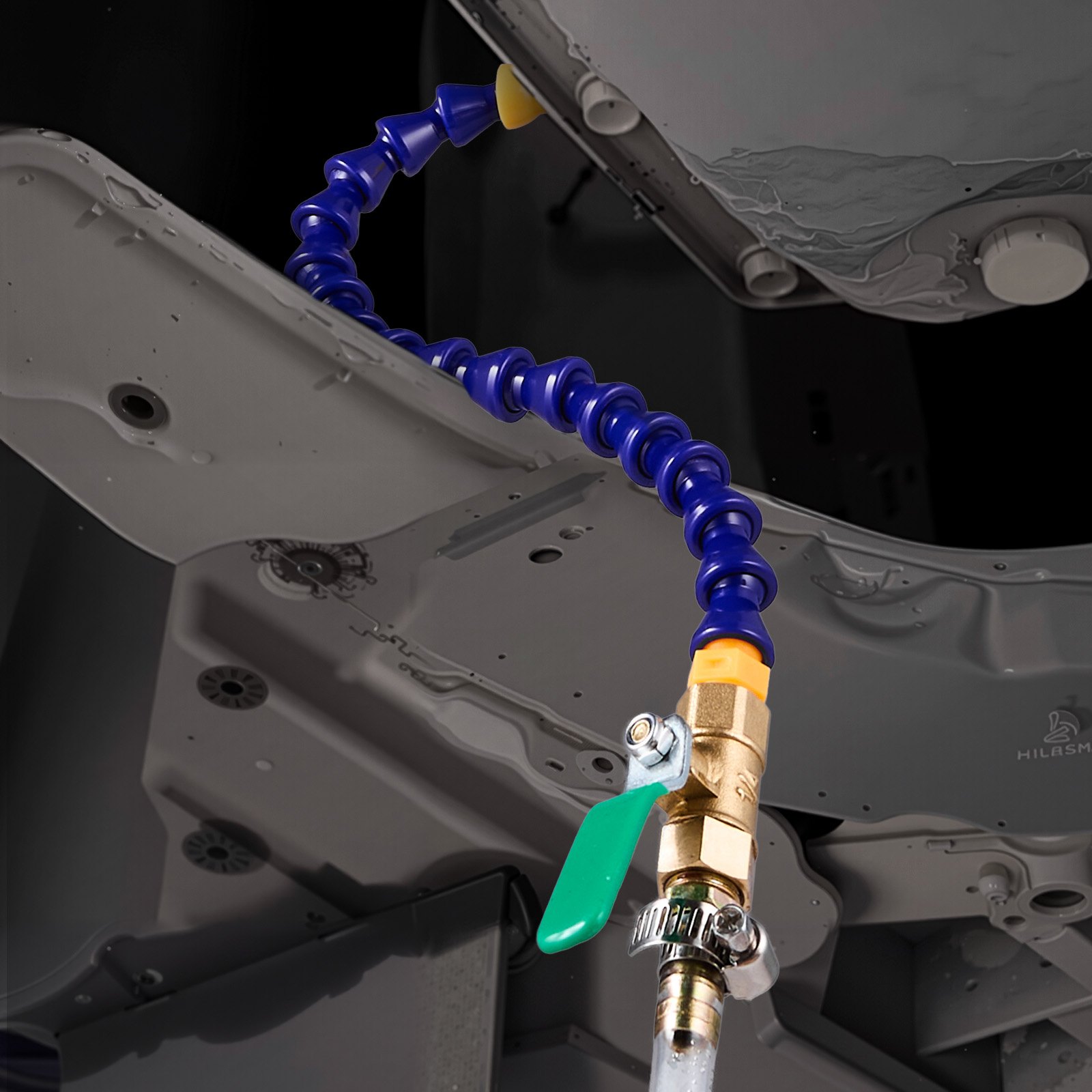 VEVOR Bomba de Líquido de Transmisión Manual 3 L, Dispositivo de Llenado para Aceite de Transferencia, con Manguera 120 cm y Accesorios, Tanque HDPE, Herramienta para Extracción y Relleno de Fluidos