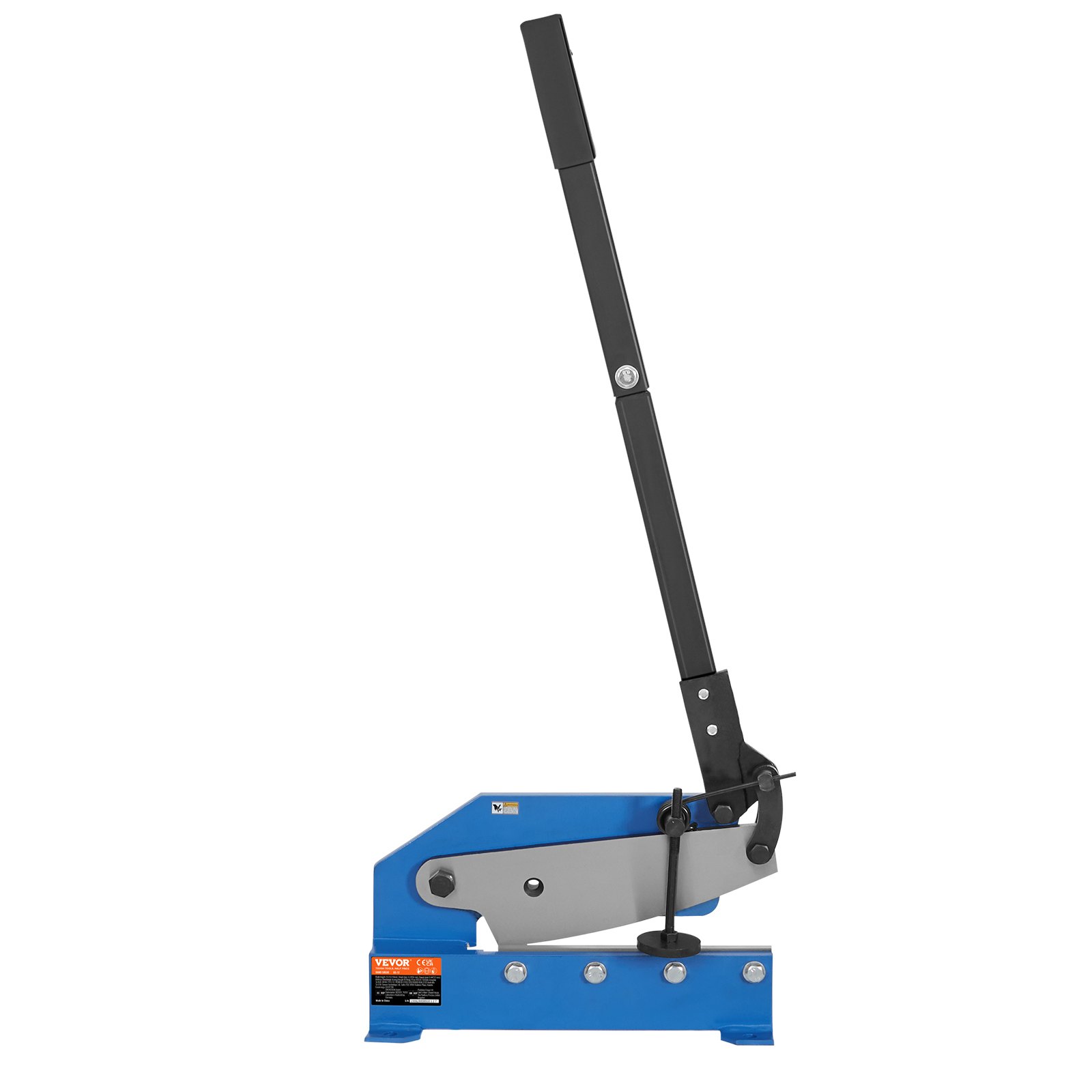 Cizalla manual VEVOR de 12" para procesamiento de chapa metálica, cortadora de sobremesa HS-12 con material Q235, ideal para trabajos manuales con acero grueso, prensa de rodillos de alta resistencia para constructores y aficionados al bricolaje.