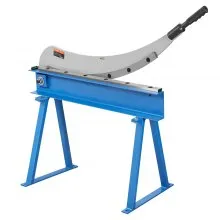 VEVOR Cizalla manual de placa manual de 32 pulgadas para procesamiento de láminas de metal, cortador de mesa con material Q235, para manualidades de acero grueso, máquina de prensa de rollo resistente para constructores, entusiastas del bricolaje