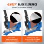VEVOR Cizalla manual de placa manual de 5 pulgadas para procesamiento de láminas de metal, cortador de mesa HS-5 con material Q235, para manualidades de acero grueso, máquina de prensa de rollo resist