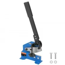 VEVOR Cizalla manual de placa manual de 5 pulgadas para procesamiento de láminas de metal, cortador de mesa HS-5 con material Q235, para manualidades de acero grueso, máquina de prensa de rollo resist