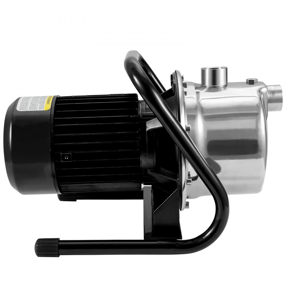 Bomba para pozos poco profundos VEVOR, 1.1 HP, 115 V, 978 GPH, 131 pies de altura, presión máxima de 40 psi, aspersor portátil de acero inoxidable para sistemas de riego de jardines, fuentes de lagos y transferencia de agua.