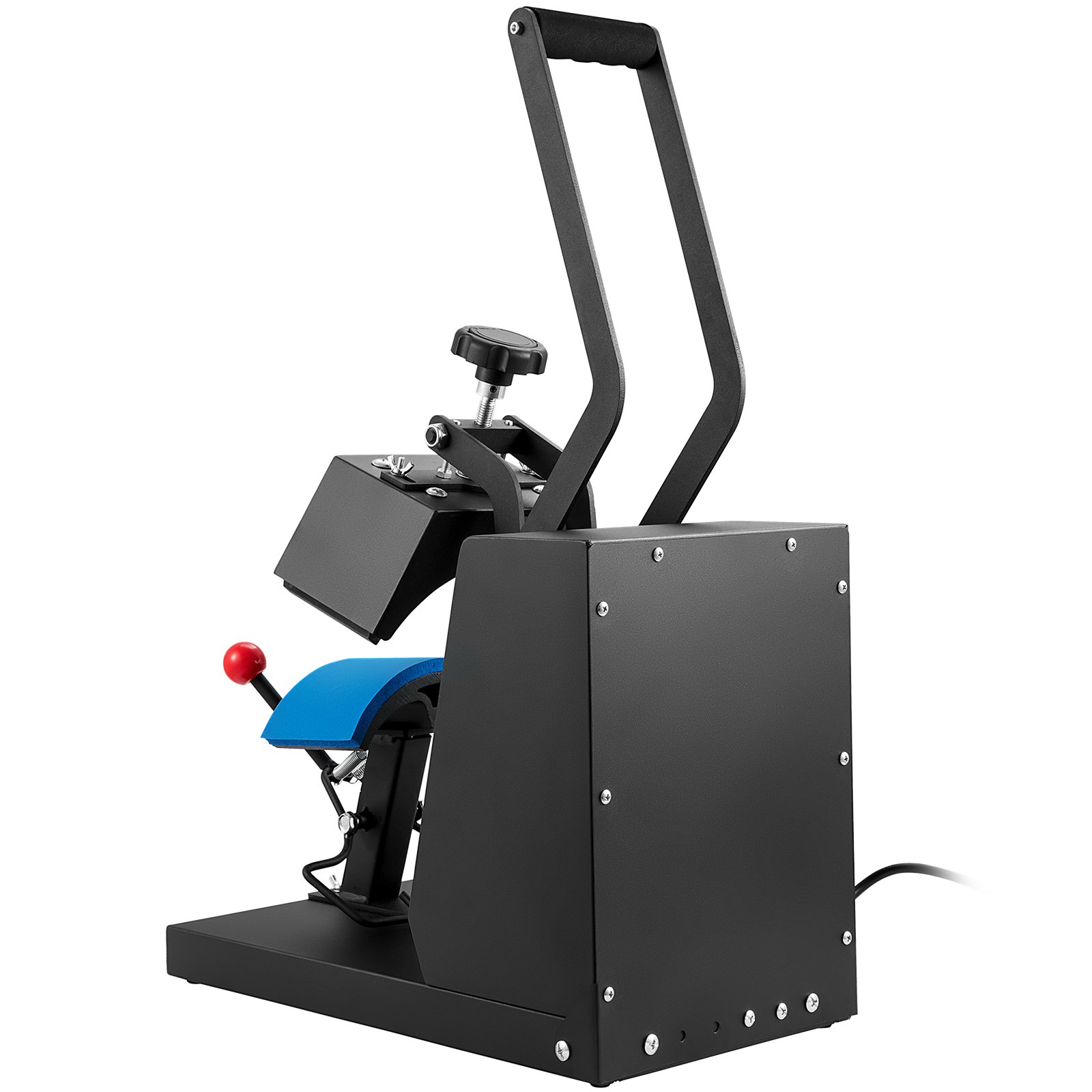 VEVOR Prensa de calor para sombreros, máquina de prensa de calor de gorra 4 en 1, transferencia de sublimación de concha de 6 x 3 pulgadas, control de temperatura del temporizador digital LCD con 4 elementos calefactores curvos (6x3/6.7x2.7/6.7x2.7/8.1x3.5)