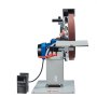 Lijadora de banda VEVOR, pulidora de banda de 72 x 2 pulgadas con velocidad variable y VFD, afilador de cuchillos de 1500 W con 3 moldes de pulido y 3 bandas de lijado para metalurgia, compatible con bandas de 72 a 82 x 2 pulgadas