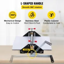 Prensa de grabado básica VEVOR, prensa de grabado de construcción de metal, prensa de grabado profesional para grabado y grabado monotipo, tamaño de impresión 11 pulgadas de largo x 10 pulgadas de ancho x 6,8 pulgadas de alto